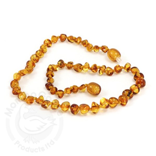 画像1: GEMSTONE BABY NECKLACE - Baroque Honey (1)