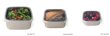 画像2: Square To-Go Container - Small 15oz (0.43L) Clear [with Silicone Lid] (2)