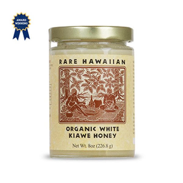 画像1: Organic White Kiawe Honey (1 Jar) (1)