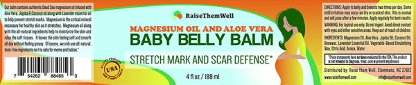 画像3: Baby Belly Balm Stretch Mark & Scar Defense Magnesium (3)