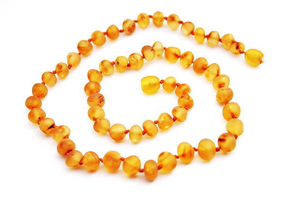 GEMSTONE ADULT NECKLACE - Baroque Raw (Unpolished) Honey