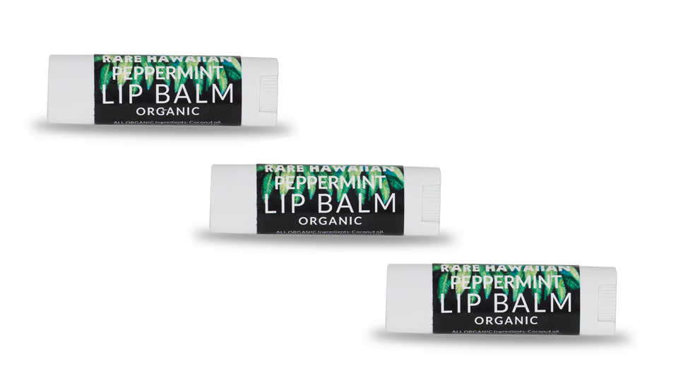 Organic Peppermint Lip Balm (3 piece set)
